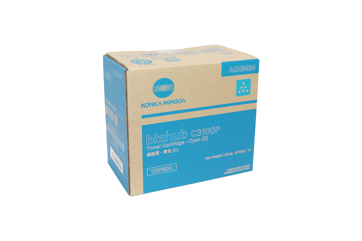 KONICA TNP50C CYAN TONER - A0X5434