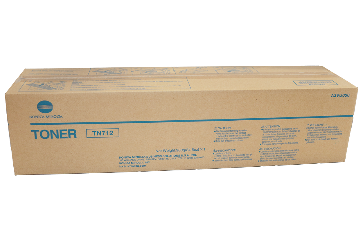 KONICA TN712 BLACK TONER - A3VU030