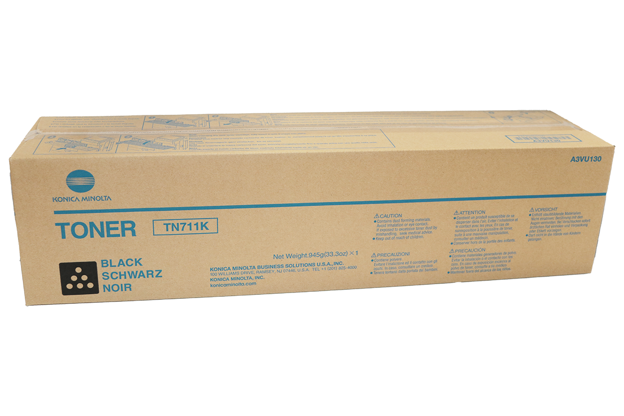 KONICA TN711K BLACK TONER - A3VU130