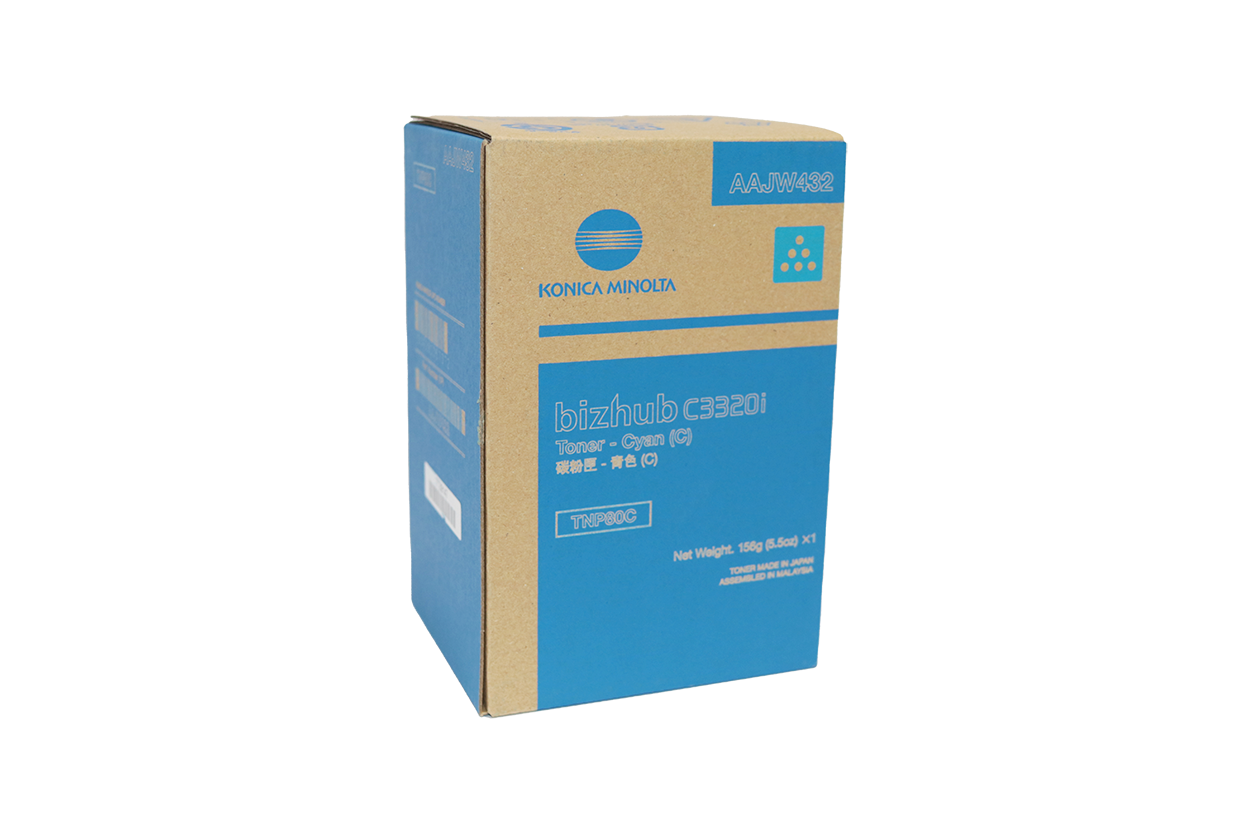 KONICA TNP80C CYAN TONER - AAJW432