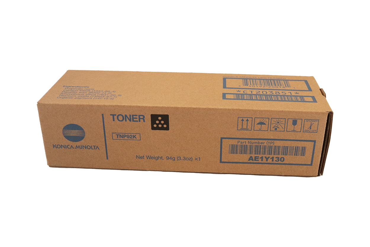 KONICA TNP92K BLACK TONER - AE1Y130