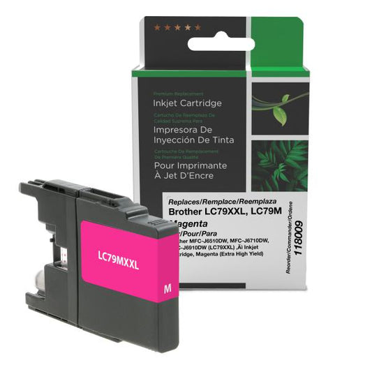 REMANUFACTURED BROTHER EXTRA HIGH YIELD MAGENTA INK CARTRIDGE  - LC79XXL, LC79M