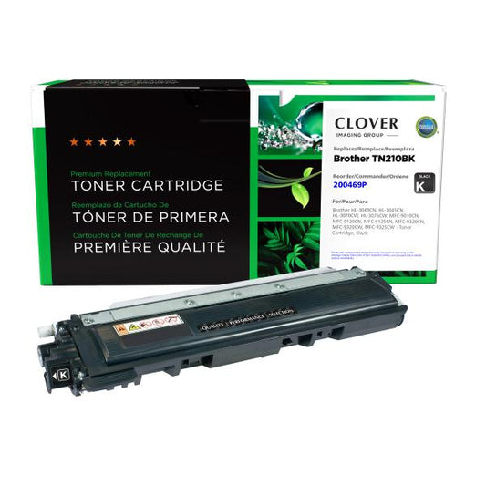 REMANUFACTURED BROTHER BLACK TONER CARTRIDGE  - TN210BK