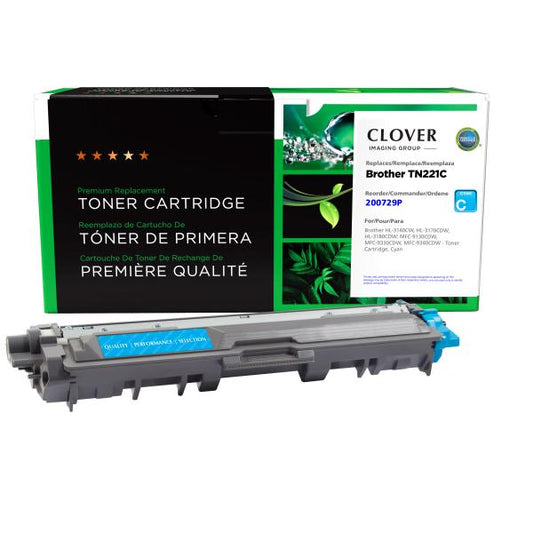 MSE REMANUFACTURED BROTHER CYAN TONER CARTRIDGE  - TN221C