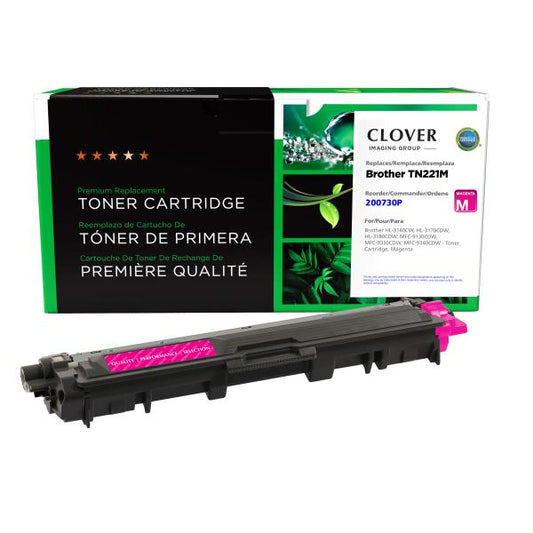 MSE REMANUFACTURED BROTHER MAGENTA TONER CARTRIDGE  - TN221M