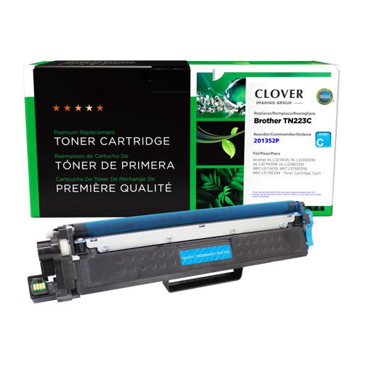 REMANUFACTURED BROTHER CYAN TONER CARTRIDGE  - TN223C