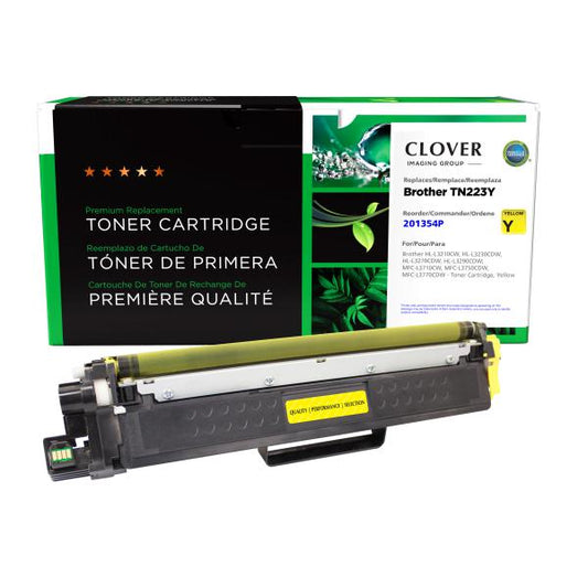 REMANUFACTURED BROTHER YELLOW TONER CARTRIDGE  - TN223Y