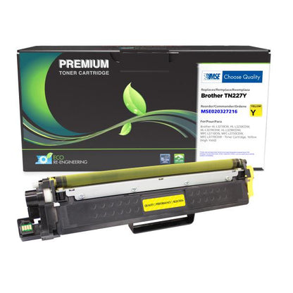 BROTHER MSE REMANUFACTURED HIGH YIELD YELLOW TONER