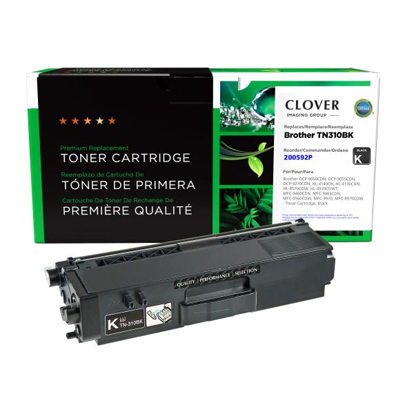 REMANUFACTURED BROTHER BLACK TONER CARTRIDGE  - TN310BK