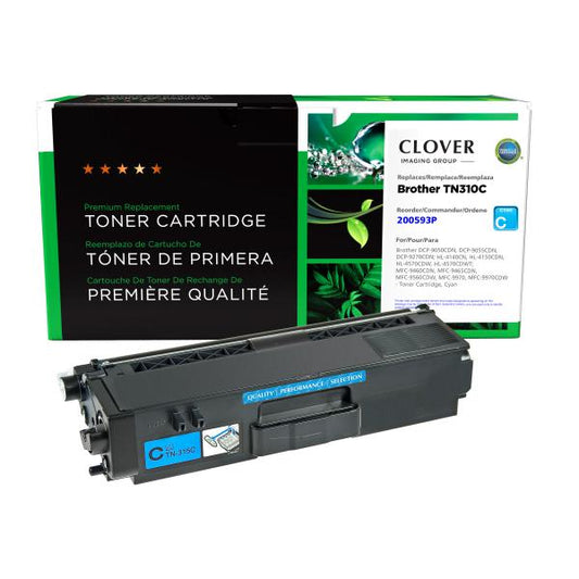 REMANUFACTURED BROTHER CYAN TONER CARTRIDGE  - TN310C