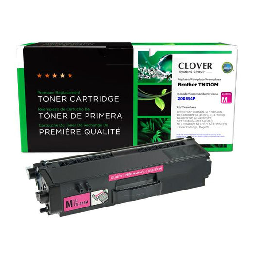 REMANUFACTURED BROTHER MAGENTA TONER CARTRIDGE  - TN310M