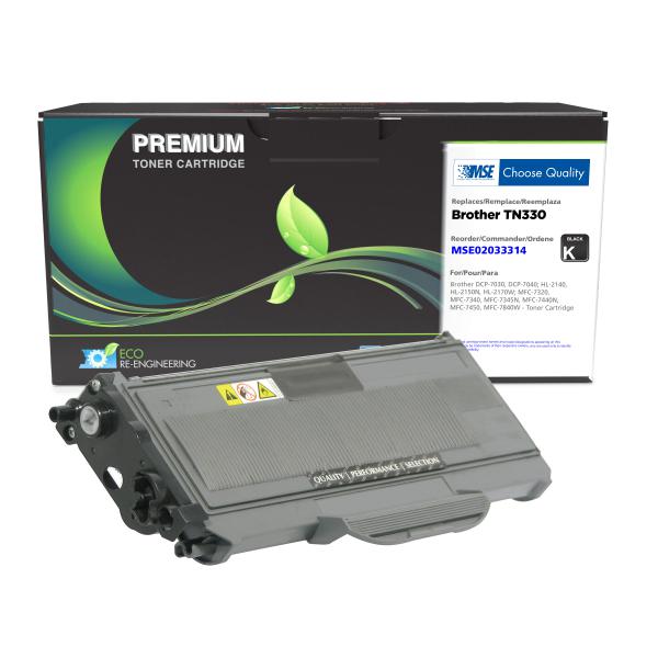 MSE REMANUFACTURED BROTHER TONER CARTRIDGE  - TN330