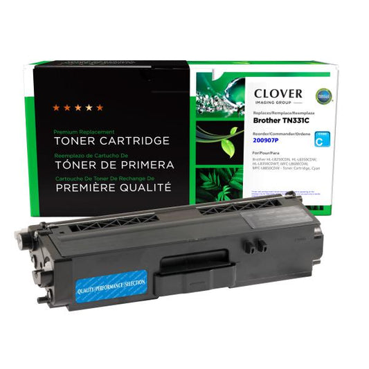 MSE REMANUFACTURED BROTHER CYAN TONER CARTRIDGE  - TN331C