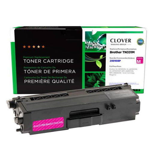 MSE REMANUFACTURED BROTHER MAGENTA TONER CARTRIDGE  - TN331M