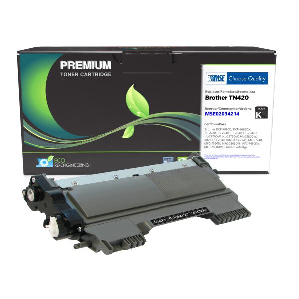 MSE REMANUFACTURED BROTHER TONER CARTRIDGE  - TN420