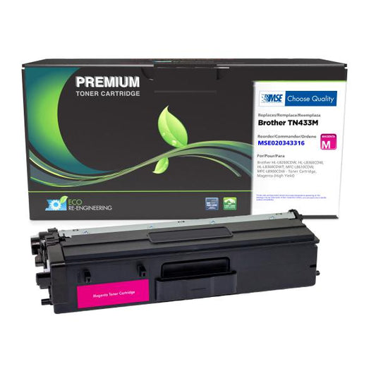 BROTHER MSE REMANUFACTURED HIGH YIELD MAGENTA TONER