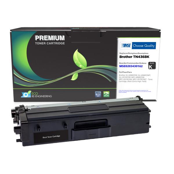 BROTHER MSE REMANUFACTURED EXTRA HIGH YIELD BLACK TONER