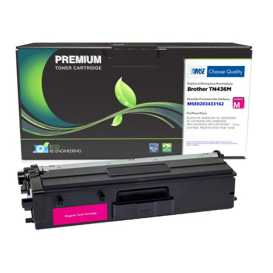 BROTHER MSE REMANUFACTURED EXTRA HIGH YIELD MAGENTA TONER