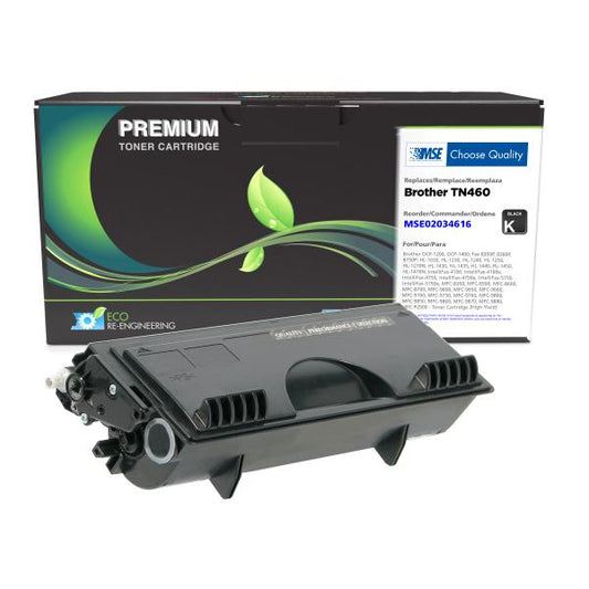 MSE REMANUFACTURED BROTHER HIGH YIELD TONER CARTRIDGE  - TN460