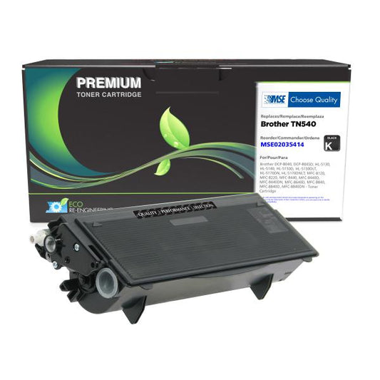 MSE REMANUFACTURED BROTHER TONER CARTRIDGE  - TN540