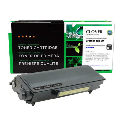 REMANUFACTURED BROTHER HIGH YIELD TONER CARTRIDGE  - TN580