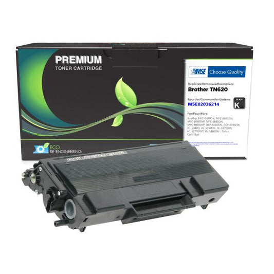 MSE REMANUFACTURED BROTHER TONER CARTRIDGE  - TN620