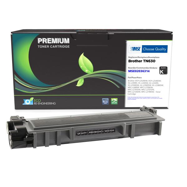 MSE REMANUFACTURED BROTHER TONER CARTRIDGE  - TN630