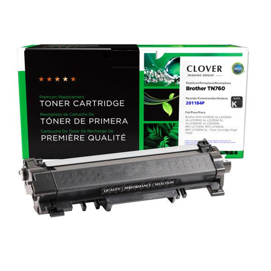 REMANUFACTURED BROTHER HIGH YIELD TONER CARTRIDGE  - TN760