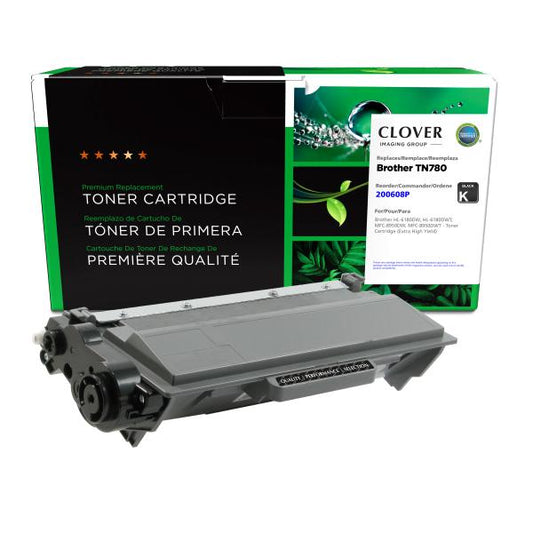 REMANUFACTURED BROTHER EXTRA HIGH YIELD TONER CARTRIDGE  - TN780