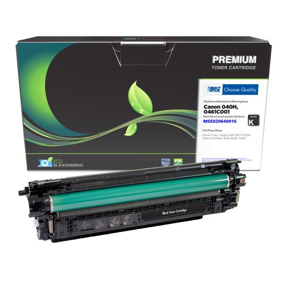 MSE REMANUFACTURED CANON HIGH YIELD BLACK TONER CARTRIDGE  - 0461C001