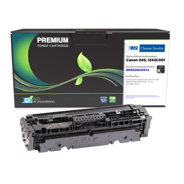 MSE REMANUFACTURED CANON BLACK TONER CARTRIDGE  - 1242C001