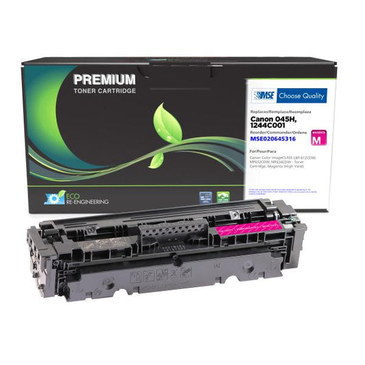 MSE REMANUFACTURED CANON HIGH YIELD MAGENTA TONER CARTRIDGE  - 1244C001