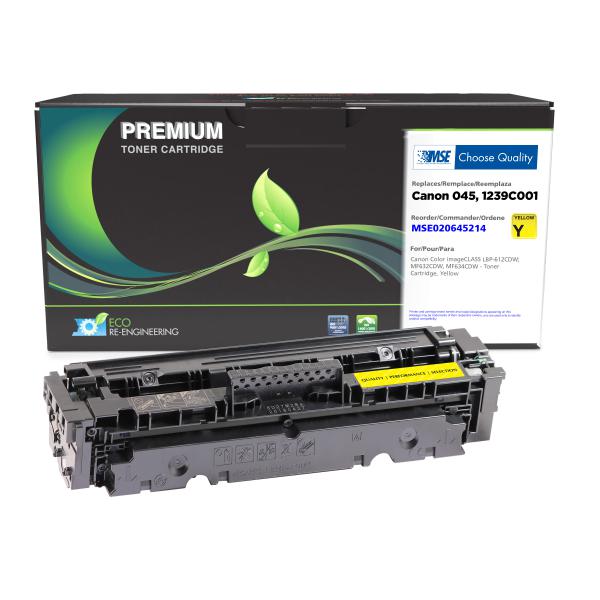 MSE REMANUFACTURED CANON YELLOW TONER CARTRIDGE  - 1239C001