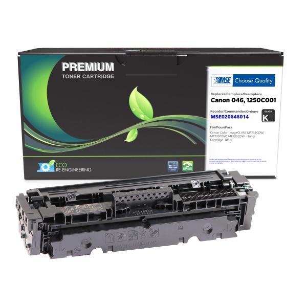 MSE REMANUFACTURED CANON BLACK TONER CARTRIDGE  - 1250C001