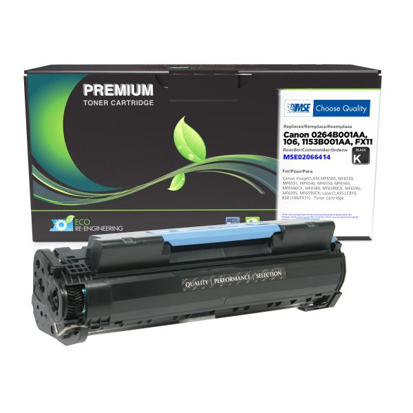 MSE REMANUFACTURED CANON UNIVERSAL TONER CARTRIDGE  - 0264B001AA, 1153B001AA