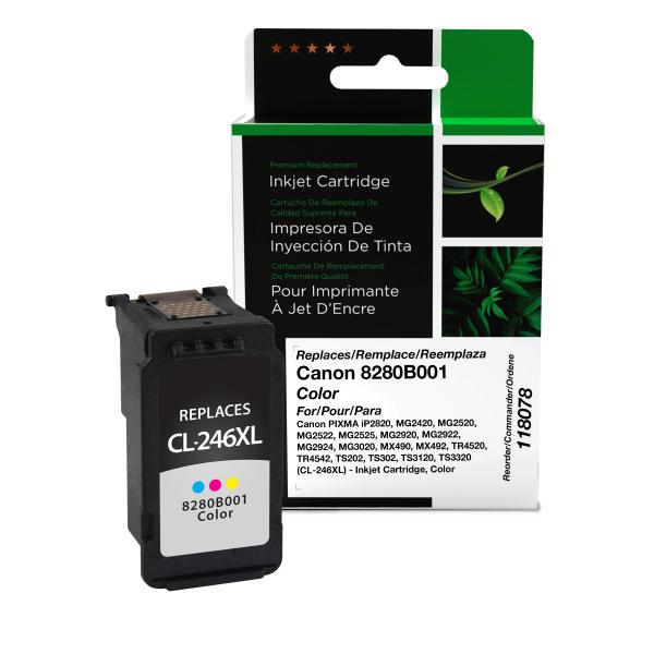 REMANUFACTURED CANON HIGH YIELD COLOR INK CARTRIDGE  - 8280B001