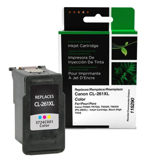 REMANUFACTURED CANON HIGH YIELD COLOR INK CARTRIDGE  - 3724C001