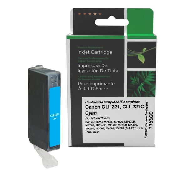 REMANUFACTURED CANON CYAN INK CARTRIDGE  - 2947B001