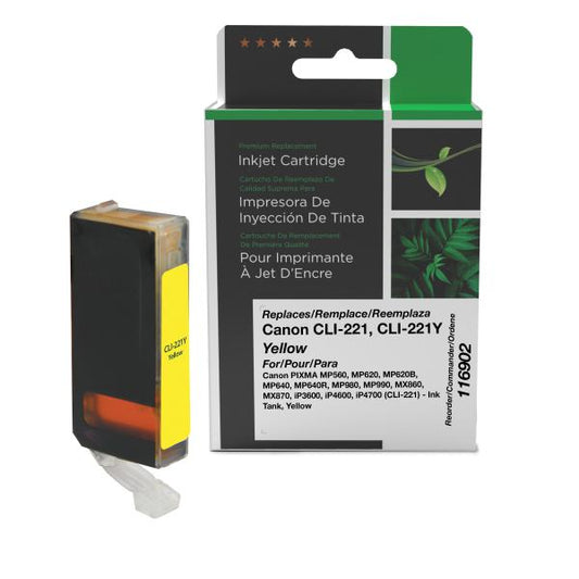 REMANUFACTURED CANON YELLOW INK CARTRIDGE  - 2949B001