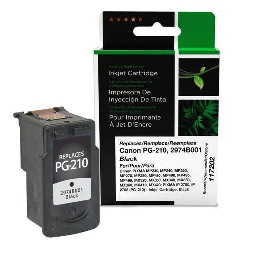 REMANUFACTURED CANON BLACK INK CARTRIDGE  - 2974B001