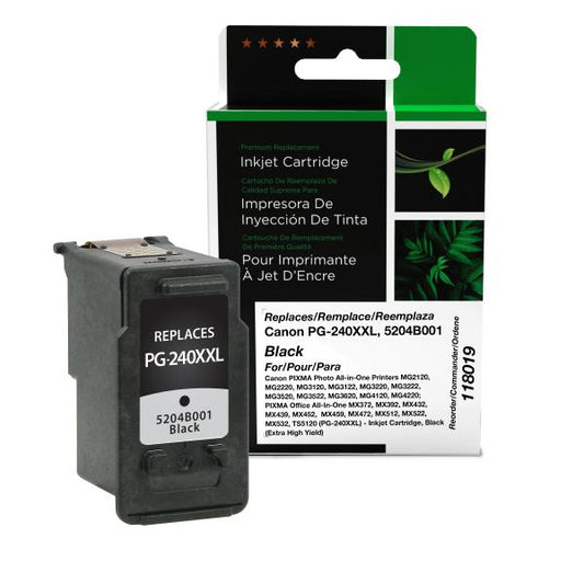 REMANUFACTURED CANON EXTRA HIGH YIELD BLACK INK CARTRIDGE  - 5204B001