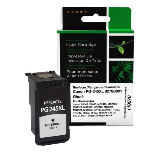 REMANUFACTURED CANON HIGH YIELD BLACK INK CARTRIDGE  - 8278B001