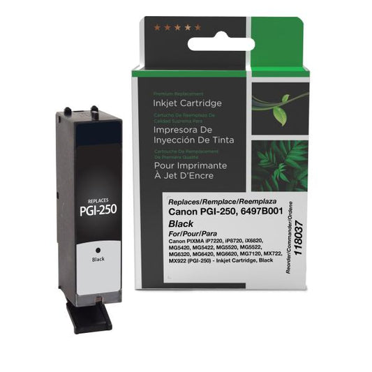 REMANUFACTURED CANON BLACK INK CARTRIDGE  - 6497B001