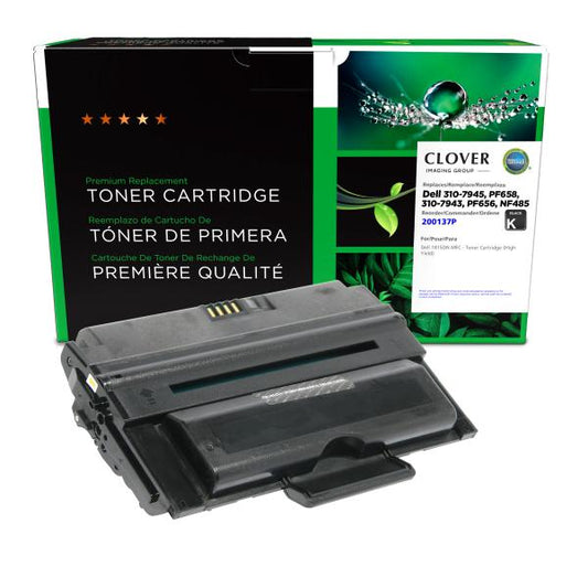 REMANUFACTURED DELL HIGH YIELD TONER CARTRIDGE  - 310-7945, PF658, 310-7943, PF656, NF485