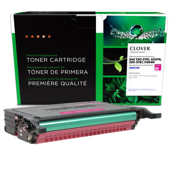 REMANUFACTURED DELL HIGH YIELD YELLOW TONER CARTRIDGE  - 330-3790, F935N, 330-3786, J390N