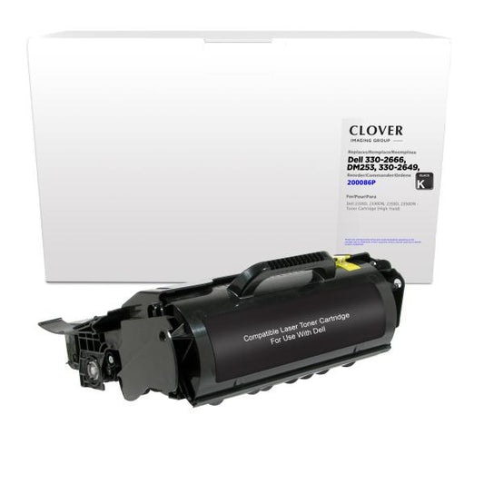 REMANUFACTURED DELL HIGH YIELD TONER CARTRIDGE  - 330-2666, DM253, 330-2649, 330-2667, RR700, 330-2650