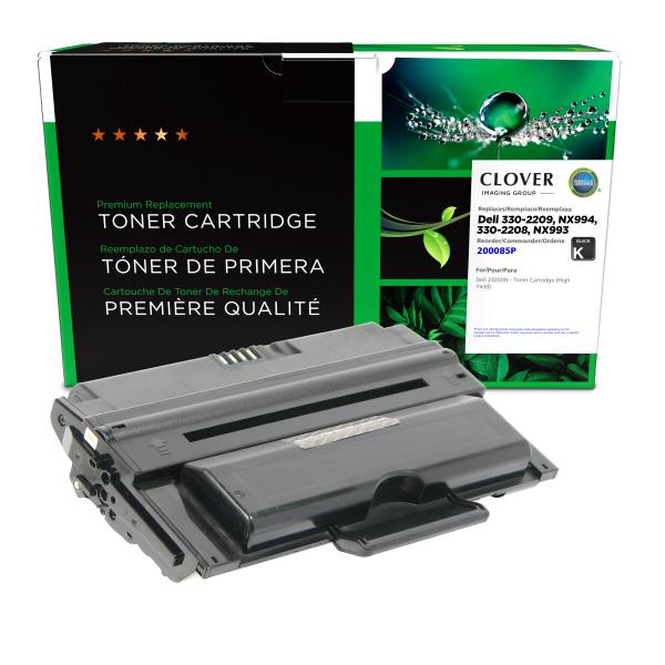 REMANUFACTURED DELL HIGH YIELD TONER CARTRIDGE  - 330-2209, NX994, 330-2208, NX993