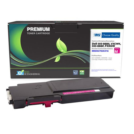 DELL MSE REMANUFACTURED HIGH YIELD MAGENTA TONER