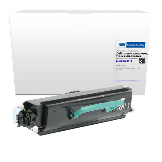 REMANUFACTURED DELL TONER CARTRIDGE  - 330-8986, R2PCF, 9KH76, YY0JN, P981R, 330-5209, 330-8573, N27GW