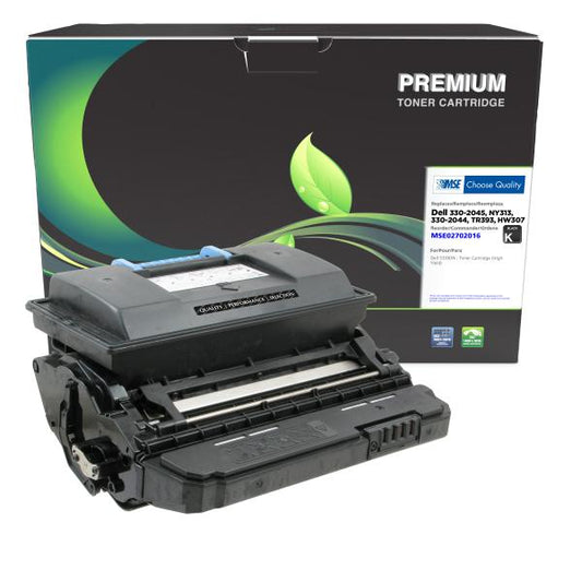 MSE REMANUFACTURED DELL HIGH YIELD TONER CARTRIDGE  - 330-2045, NY313, 330-2044, TR393, HW307